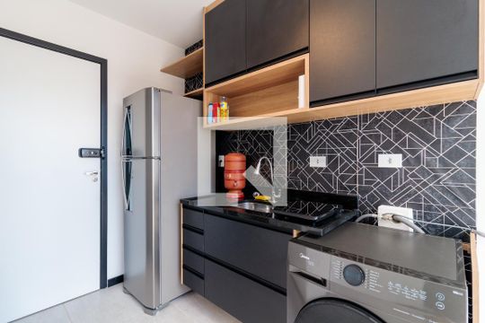 Cozinha do Studio de kitnet/studio à venda com 1 quarto, 49m² em Vila Sonia, São Paulo