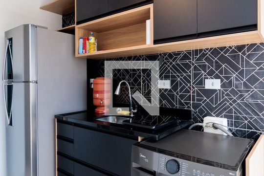 Cozinha do Studio de kitnet/studio à venda com 1 quarto, 49m² em Vila Sonia, São Paulo