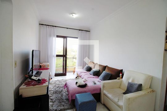 Sala de apartamento à venda com 3 quartos, 82m² em Parque Albina, Taboão da Serra