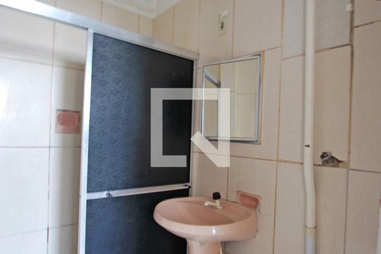 Banheiro de kitnet/studio à venda com 1 quarto, 40m² em Farroupilha, Porto Alegre