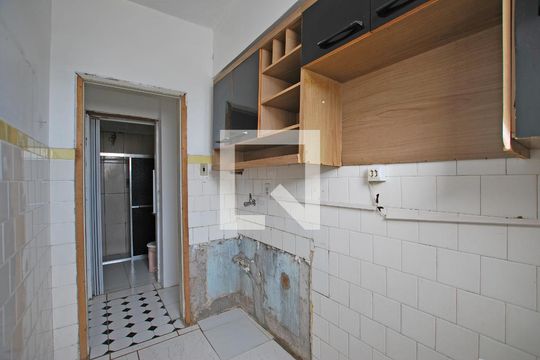 Cozinha de kitnet/studio à venda com 1 quarto, 40m² em Farroupilha, Porto Alegre