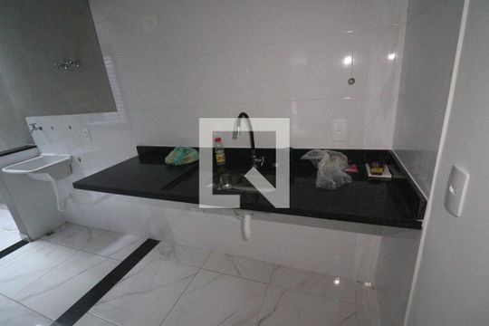 Cozinha  de apartamento à venda com 1 quarto, 27m² em Vila Isolina Mazzei, São Paulo