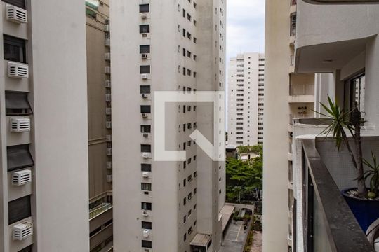 Vista da Sacada de apartamento para alugar com 3 quartos, 148m² em Barra Funda, Guarujá