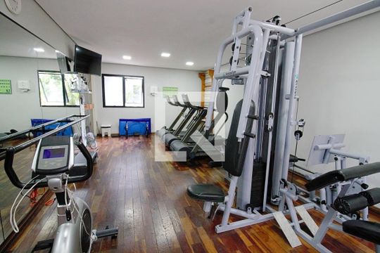 Área comum - Academia de apartamento para alugar com 1 quarto, 43m² em Vila Andrade, São Paulo