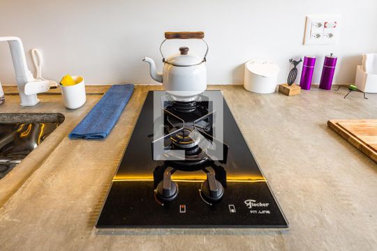 Cozinha de apartamento para alugar com 1 quarto, 39m² em Bela Vista, São Paulo