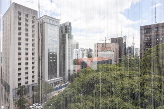 Cozinha - Vista de apartamento para alugar com 1 quarto, 39m² em Bela Vista, São Paulo