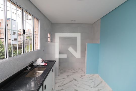 Cozinha de casa para alugar com 1 quarto, 50m² em Jardim Vila Formosa, São Paulo