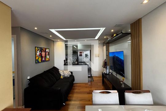 Sala de apartamento à venda com 3 quartos, 65m² em Utinga, Santo André
