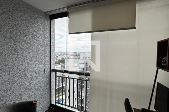 Varanda da Sala de apartamento à venda com 3 quartos, 65m² em Utinga, Santo André