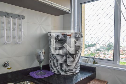 Área de Serviço de apartamento à venda com 2 quartos, 46m² em Santa Terezinha, São Bernardo do Campo