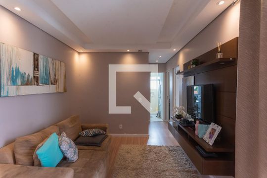 Sala de apartamento à venda com 2 quartos, 48m² em Jardim Ipaussurama, Campinas