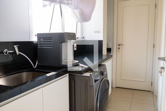 Área de Serviço de apartamento à venda com 3 quartos, 163m² em Centro, Santo André