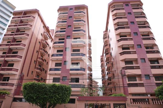 Fachada de apartamento para alugar com 2 quartos, 67m² em Caiçara, Praia Grande