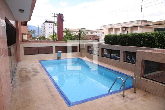Área comum - Piscina de apartamento para alugar com 2 quartos, 67m² em Caiçara, Praia Grande