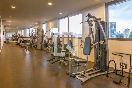 Área comum - Academia de apartamento para alugar com 2 quartos, 130m² em Vila Ipojuca, São Paulo