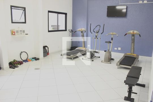 Área comum - Academia de apartamento para alugar com 1 quarto, 46m² em Itararé, São Vicente