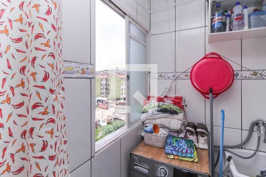 Área de Serviço de apartamento à venda com 2 quartos, 44m² em Fazenda da Juta, São Paulo