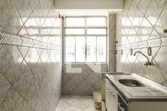 Cozinha de apartamento à venda com 1 quarto, 52m² em Campos Elíseos, São Paulo