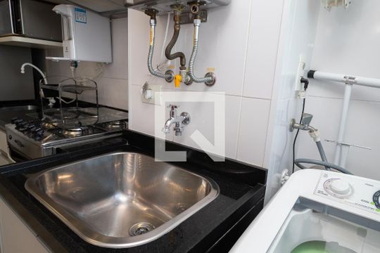 Área de Serviço de apartamento para alugar com 2 quartos, 55m² em Planalto, São Bernardo do Campo