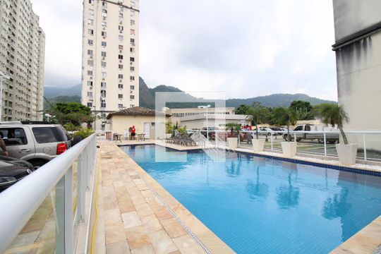 Área comum - Piscina de apartamento à venda com 3 quartos, 63m² em Jacarepaguá, Rio de Janeiro