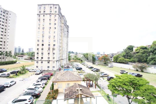 Vista do Quarto 03 - Suíte de apartamento à venda com 3 quartos, 63m² em Jacarepaguá, Rio de Janeiro