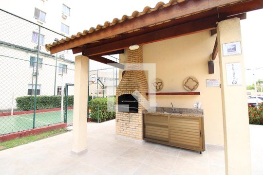 Área comum - Churrasqueira de apartamento à venda com 3 quartos, 63m² em Jacarepaguá, Rio de Janeiro