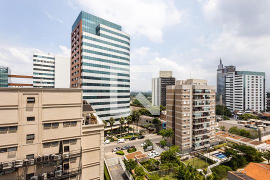 Cozinha - Vista de apartamento à venda com 1 quarto, 39m² em Pinheiros, São Paulo