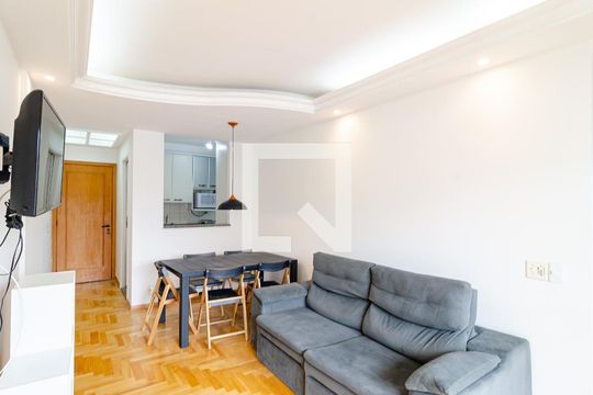 Sala de apartamento para alugar com 2 quartos, 57m² em Vila Clementino, São Paulo