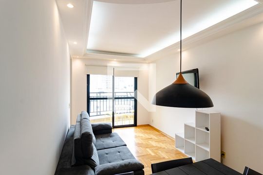 Sala de apartamento para alugar com 2 quartos, 57m² em Vila Clementino, São Paulo
