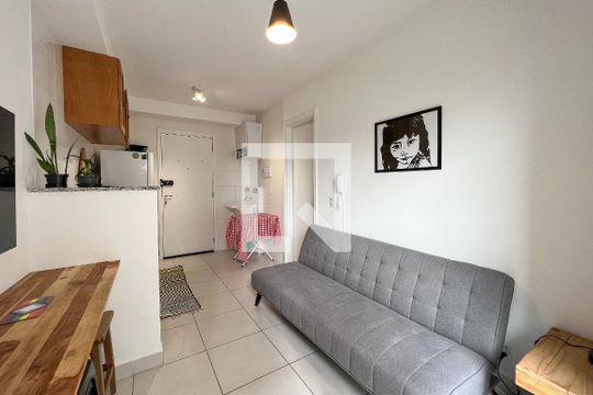 Sala de apartamento para alugar com 1 quarto, 30m² em Água Branca, São Paulo