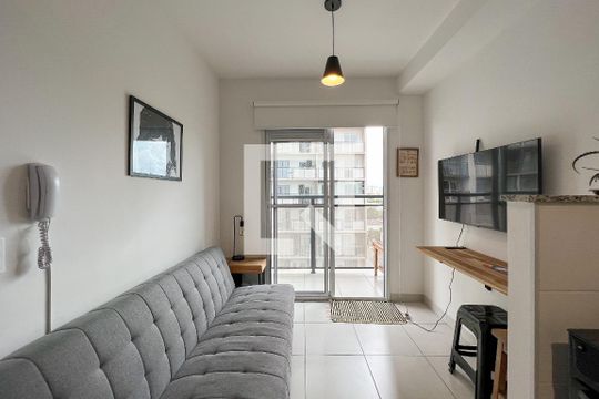 Sala de apartamento para alugar com 1 quarto, 30m² em Água Branca, São Paulo