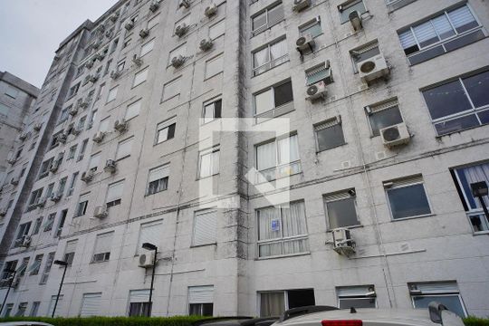 Fachada do bloco de apartamento à venda com 2 quartos, 55m² em Sarandi, Porto Alegre