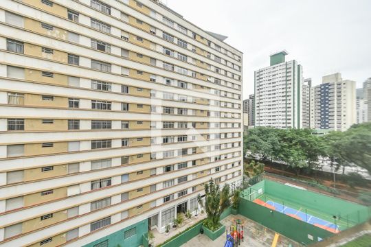 Vista da Sala de apartamento para alugar com 2 quartos, 50m² em Bela Vista, São Paulo