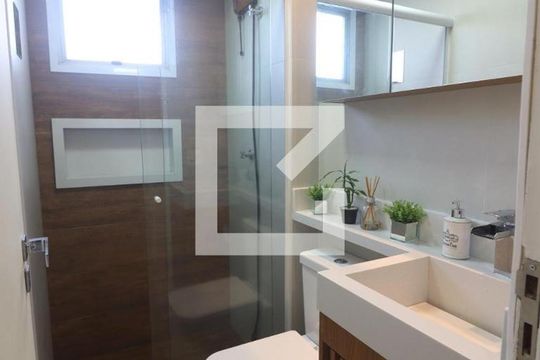 Banheiro  de apartamento à venda com 2 quartos, 50m² em Lauzane Paulista, São Paulo