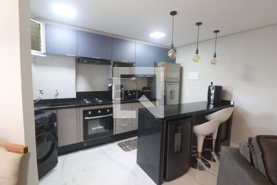 Cozinha  de apartamento à venda com 2 quartos, 50m² em Lauzane Paulista, São Paulo