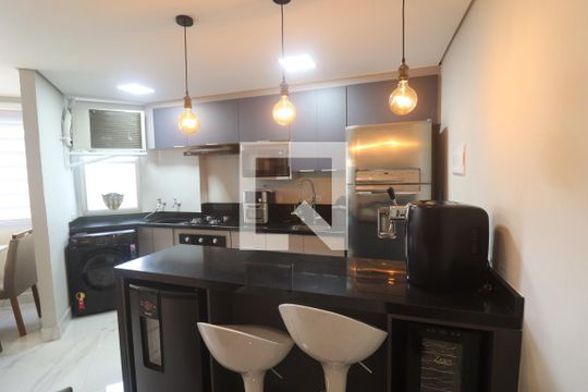 Cozinha  de apartamento à venda com 2 quartos, 50m² em Lauzane Paulista, São Paulo