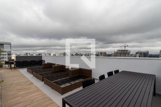 Área comum do prédio de kitnet/studio à venda com 1 quarto, 30m² em Vila Nova Conceição, São Paulo