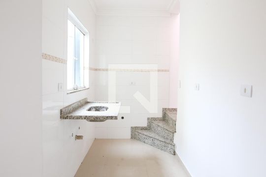 Cozinha de apartamento à venda com 2 quartos, 76m² em Parque Erasmo Assunção, Santo André