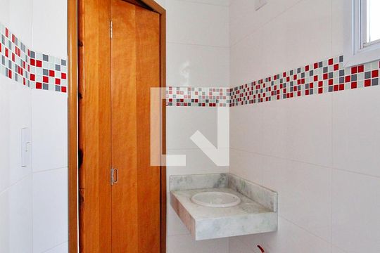 Banheiro de apartamento à venda com 2 quartos, 76m² em Parque Erasmo Assunção, Santo André