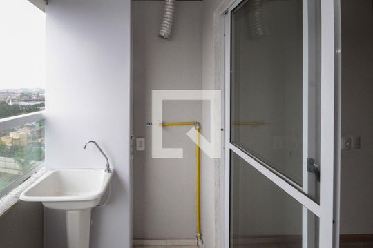 Varanda da Sala de apartamento para alugar com 2 quartos, 43m² em Jardim Adutora, São Paulo