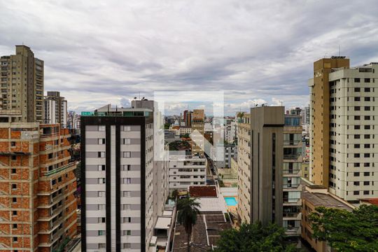 Vista da Suíte 1 de apartamento à venda com 2 quartos, 71m² em Funcionários, Belo Horizonte