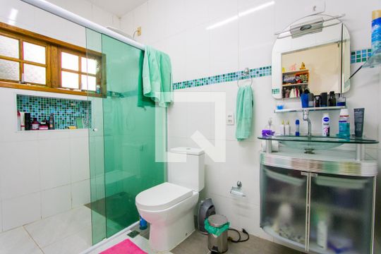 Banheiro do quarto 1 de apartamento para alugar com 2 quartos, 193m² em Paraíso, Santo André