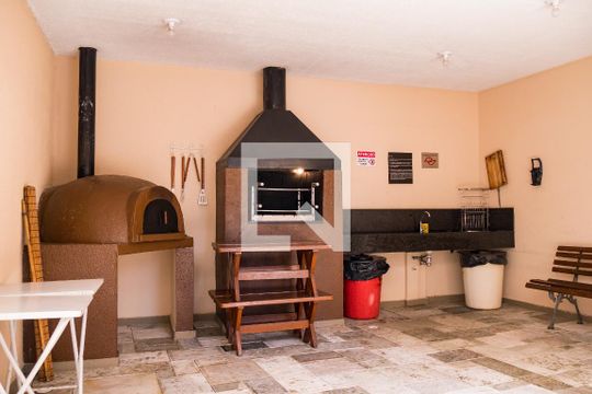 Área comum - Churrasqueira de apartamento à venda com 2 quartos, 58m² em Vila Santa Teresa, Santo André