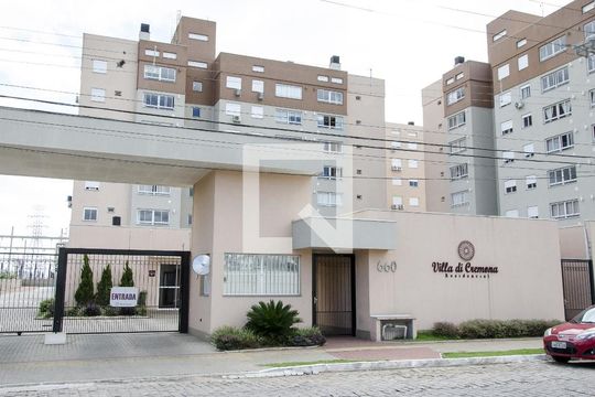 Fachada de apartamento para alugar com 2 quartos, 51m² em Fátima, Canoas