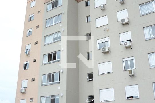 Fachada do bloco de apartamento para alugar com 2 quartos, 51m² em Fátima, Canoas