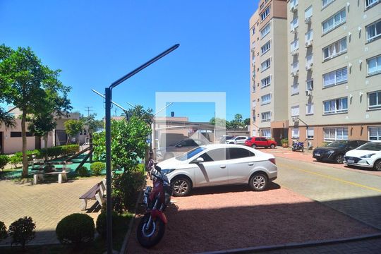 Vista Sala e cozinha de apartamento para alugar com 2 quartos, 51m² em Fátima, Canoas