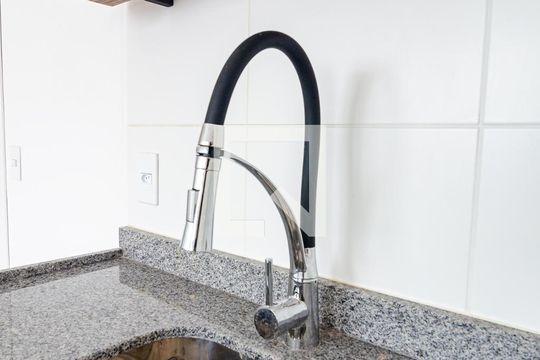 Cozinha de apartamento para alugar com 1 quarto, 35m² em Vila Paulista, São Paulo