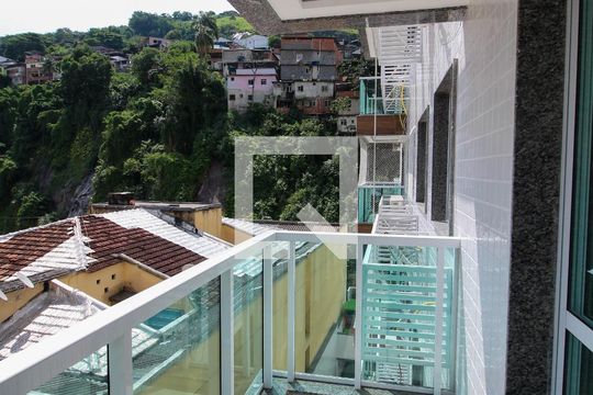 Varanda da Sala de apartamento para alugar com 2 quartos, 60m² em Tijuca, Rio de Janeiro