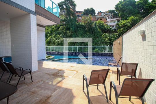 Área comum - Piscina de apartamento para alugar com 2 quartos, 60m² em Tijuca, Rio de Janeiro