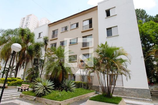 Fachada do bloco de apartamento à venda com 2 quartos, 54m² em Vila Andrade, São Paulo